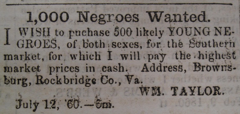 1,000 Negroes Wanted.