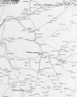 Map of the County of Rockbridge